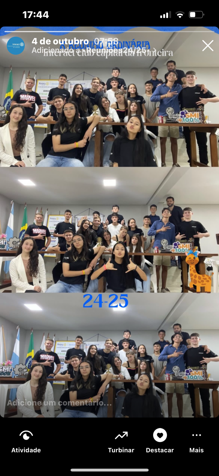 foto da reunião do dia 3 de outubro!