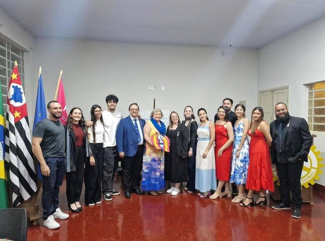 Interact Club de Tanabi participa da reunião e jantar de recepção do casal Gov. Eder Bocchini e Nelly