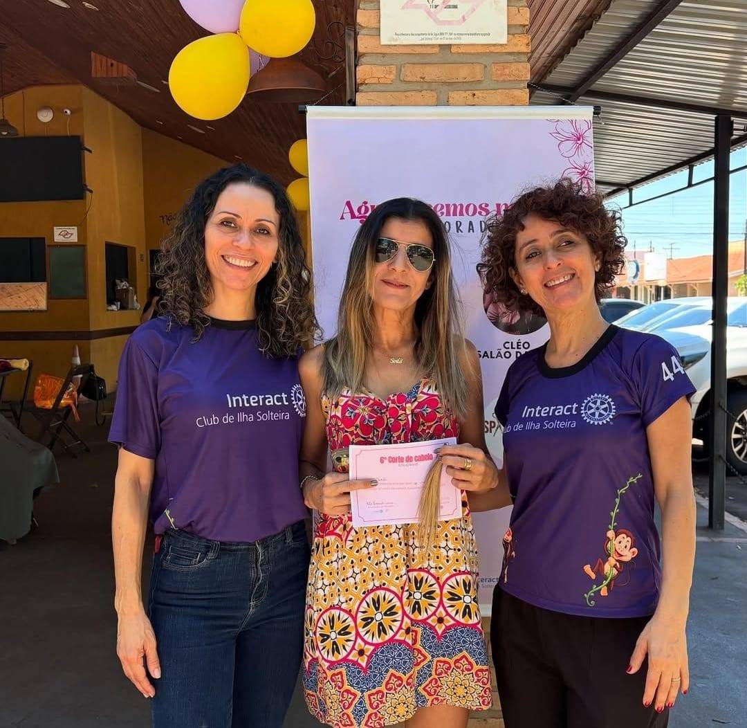 Interact Club de Ilha Solteira Realizou o 6º Corte de Cabelo Solidário