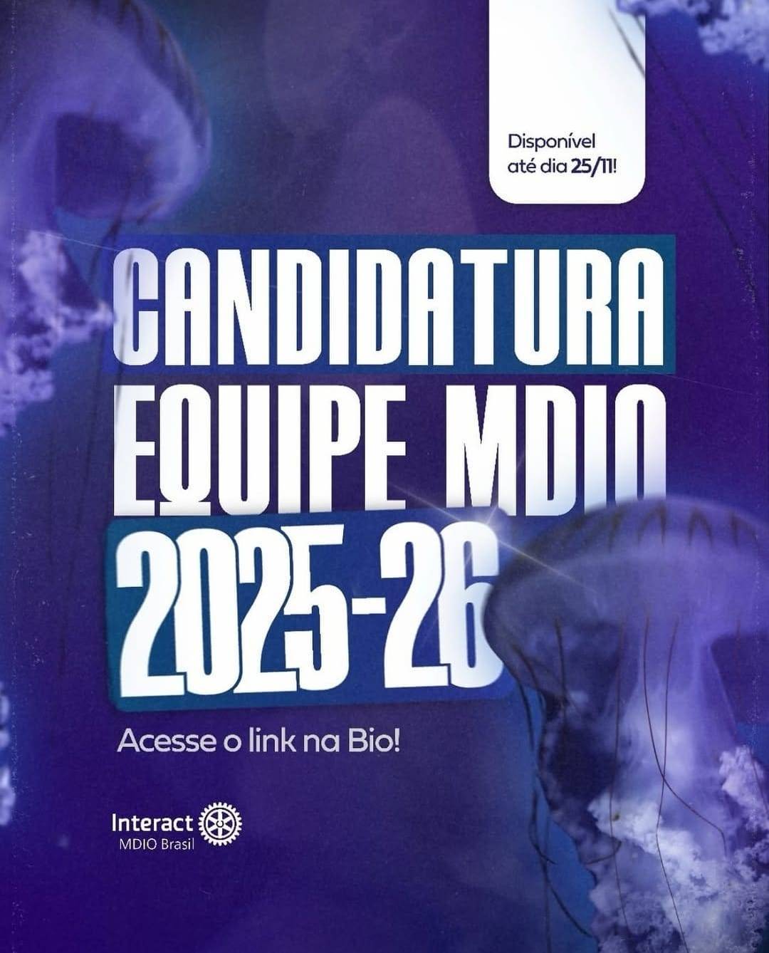 MDIO Interact Brasil Abre Inscrições de Candidatura Para Equipe MDIO 2025-2026