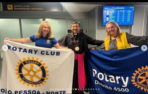 Visita do companheiro e Bispo Anglicano 