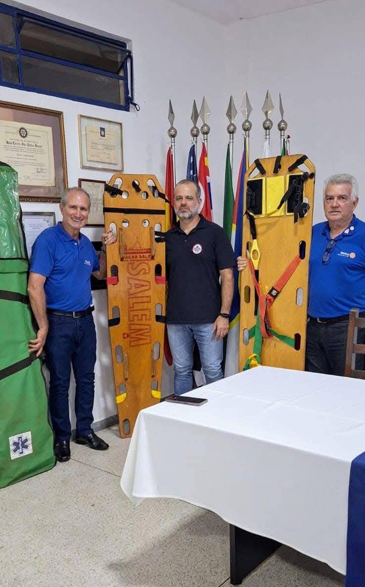 Rotary Club de Jahu - Leste recebe a visita do Chefe Daniel Gonçalves, Coordenador do Grupo Escoteiro do Ar Jahú - GEAr Jahú 437/SP