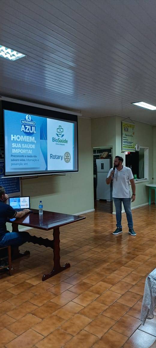 Palestra sobre "Saúde do homem" com o Médico Dr. Jônata Lima.