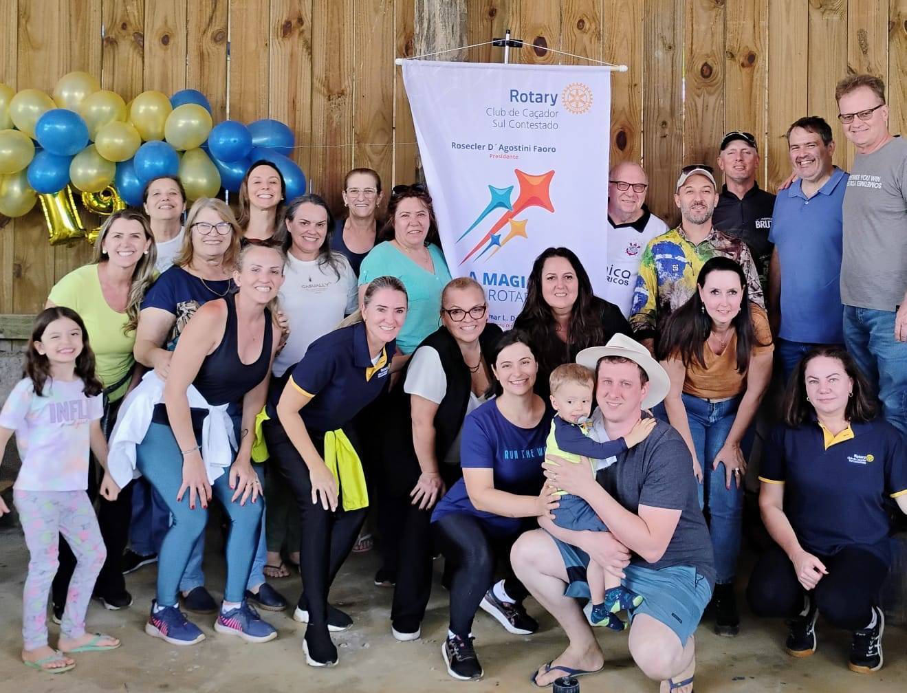 O ROTARY CAÇADOR SUL CONTESTADO COMEMORA O DECIMO NONO ANO DE FUNDAÇÃO