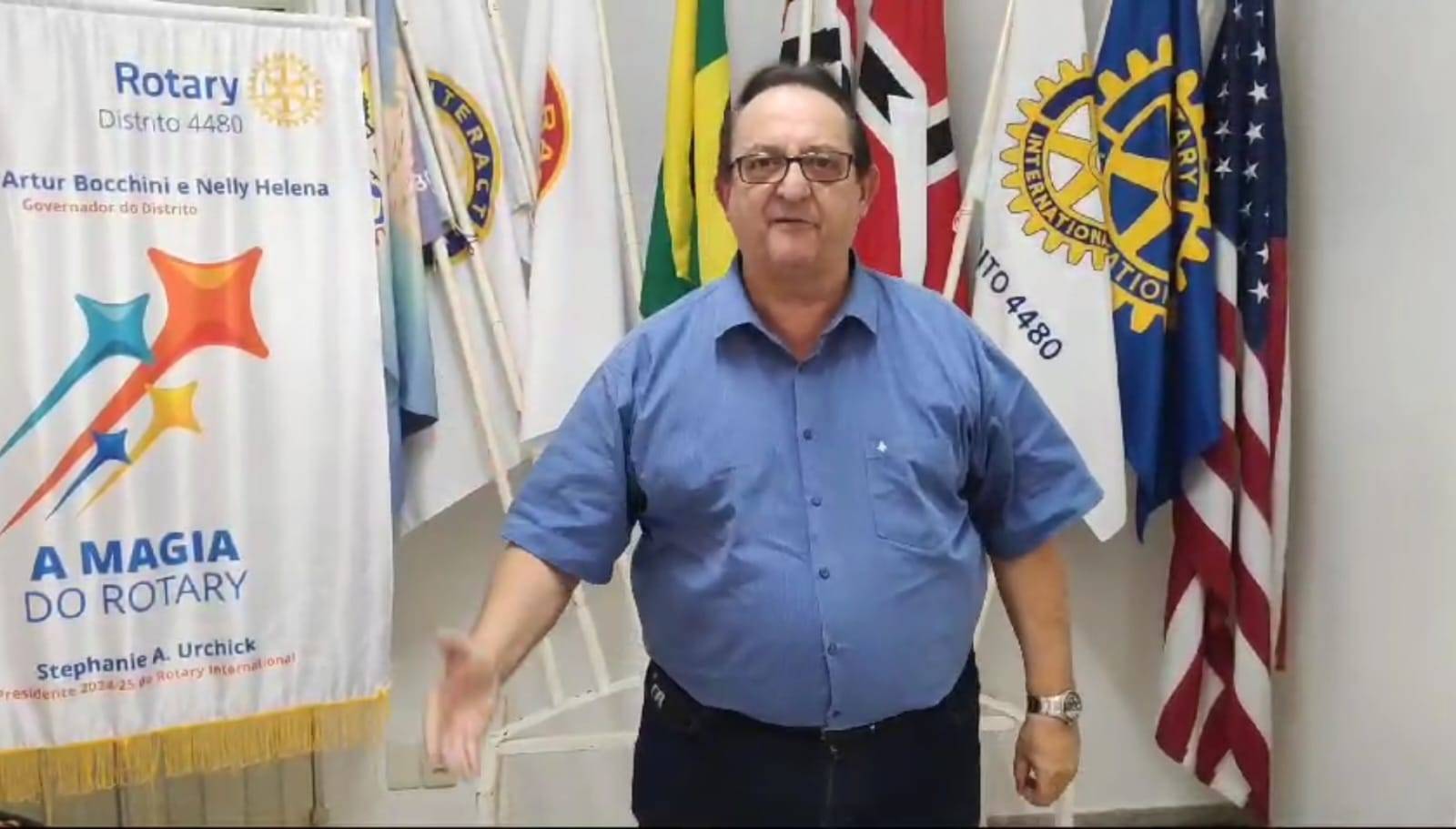 Gov. Eder Bocchini agradece a participação dos clubes na eleição do Gov. do Disitrito 4480 para a gestão 2027-28