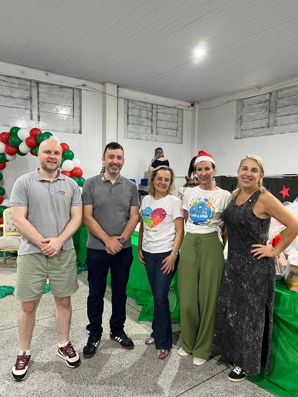 Da esquerda para direita, Maicon, Marcelo, Adriane, e Shirlei.