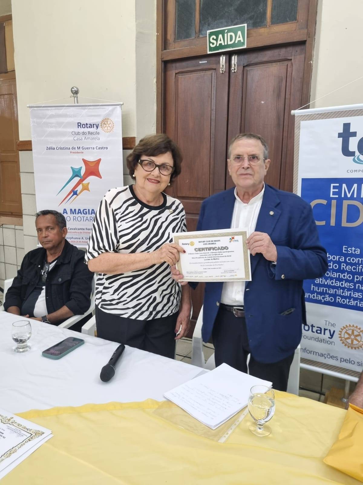 Encontro Interclubes no Rotary Club Casa Amarela