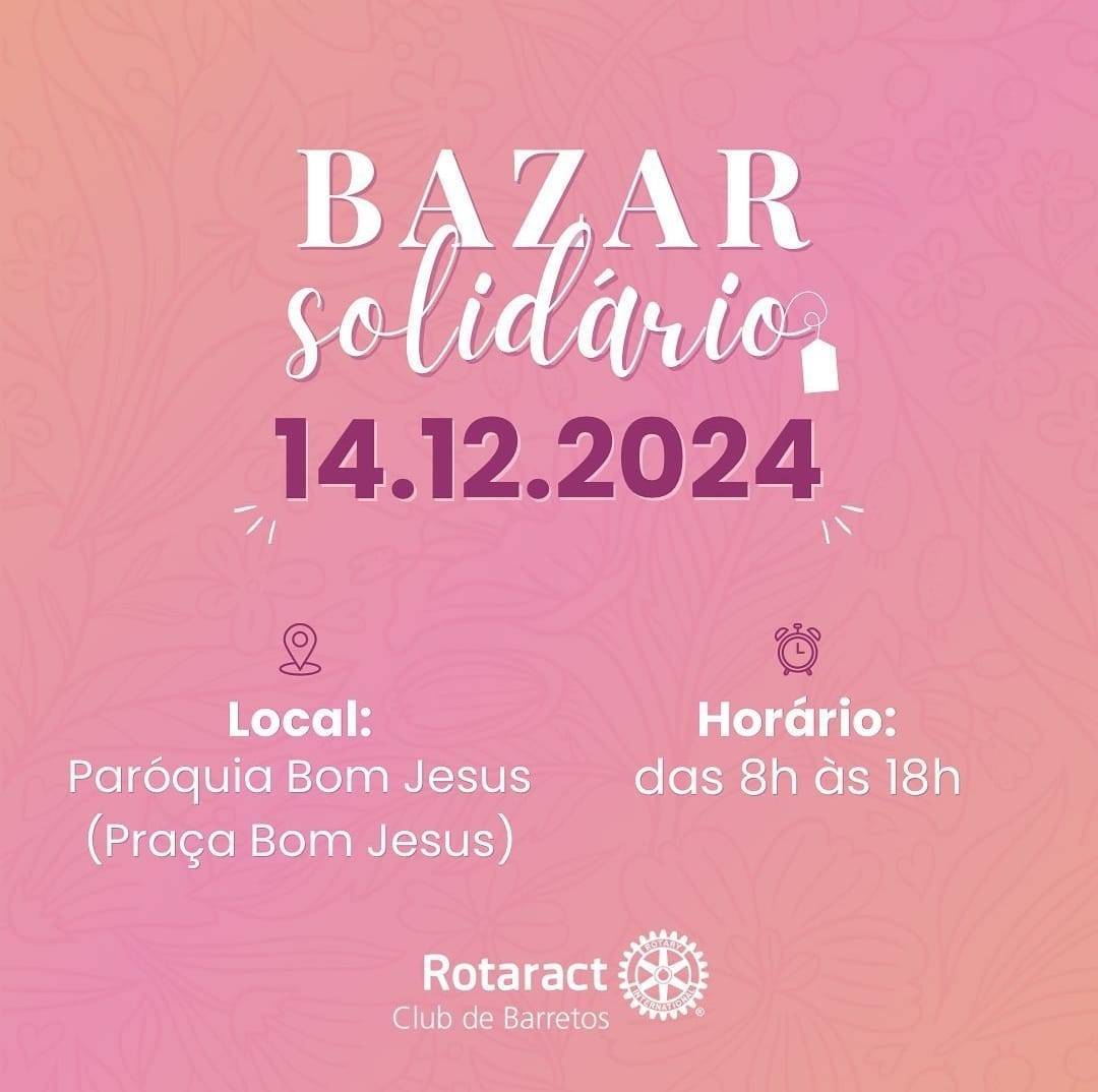 Rotaract Club de Barretos realiza bazar solidário