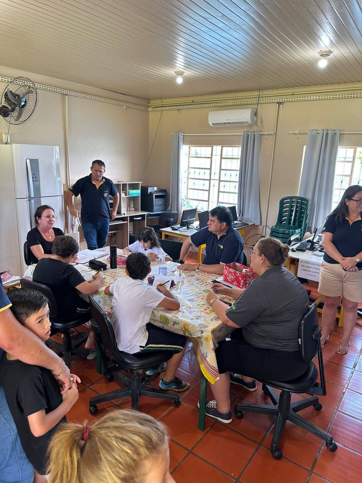 Visita aos projetos da escola Cecília Meireles