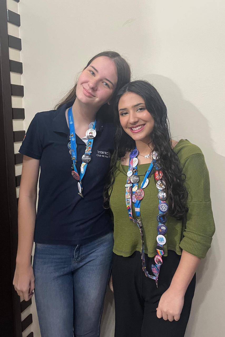 Isabel Nagel à esquerda e Heloisa Leal (Presidente 2024/25) à direita