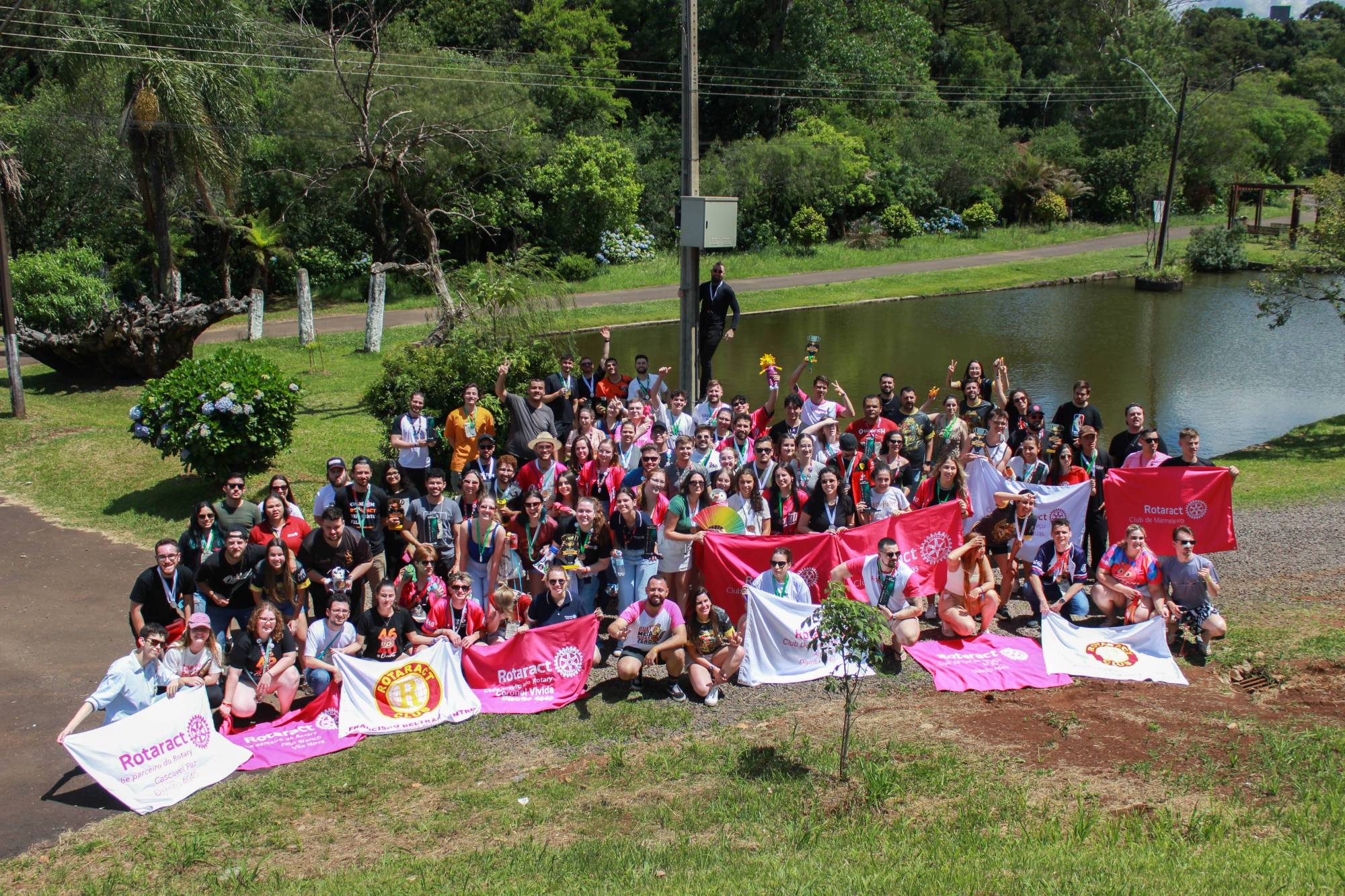Rotaractianos do distrito 4640. Foto: Equipe de IP distrital Rotaract 4640