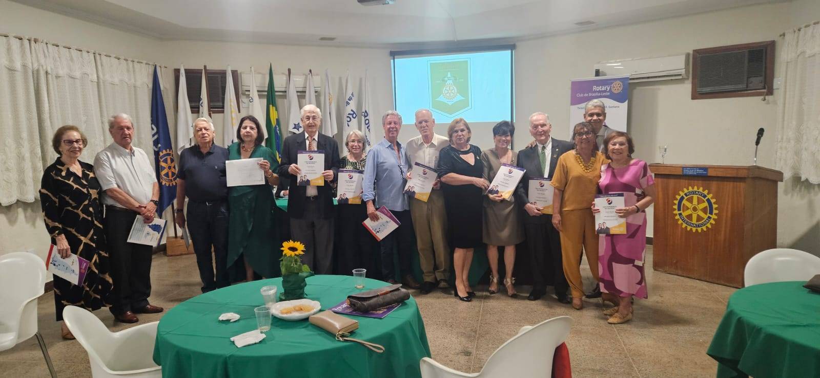 COMEMORAÇÃO DO ANIVERSÁRIO DE 55 ANOS DO ROTARY CLUB DE BRASÍLIA-LESTE E DA CASA DA AMIZADE.