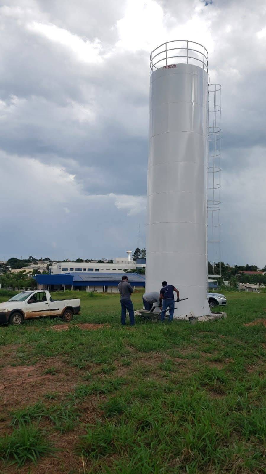 AVCC de Jales e Rotary Club de Nova Castilho Realizam Doação de Uma Caixa D´Água de 50 Mil Litros ao Hospital de Amor de Jales