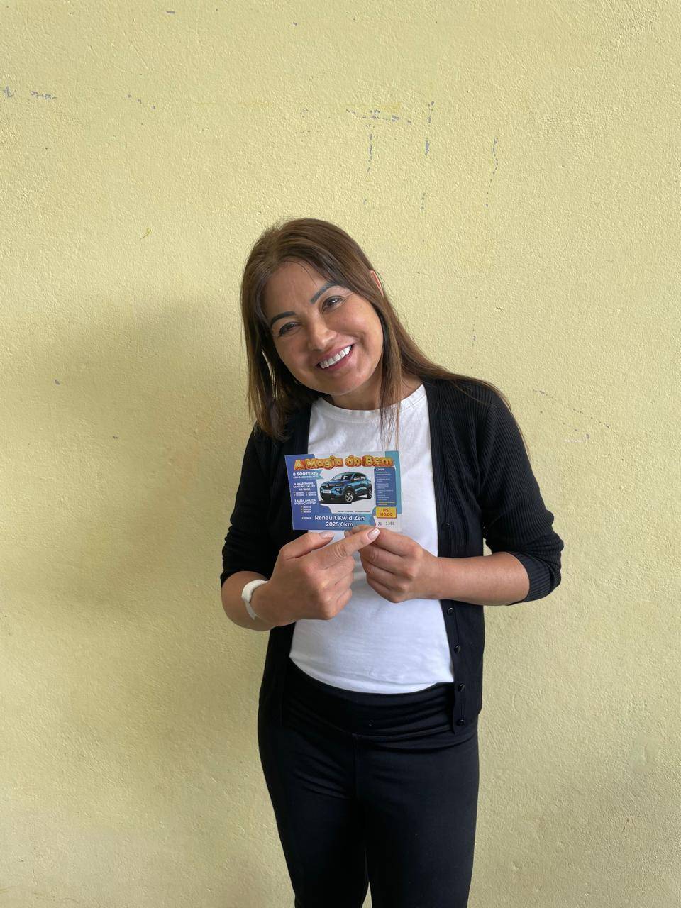 Ganhadora do 4° prêmio da MAGIA DO BEM