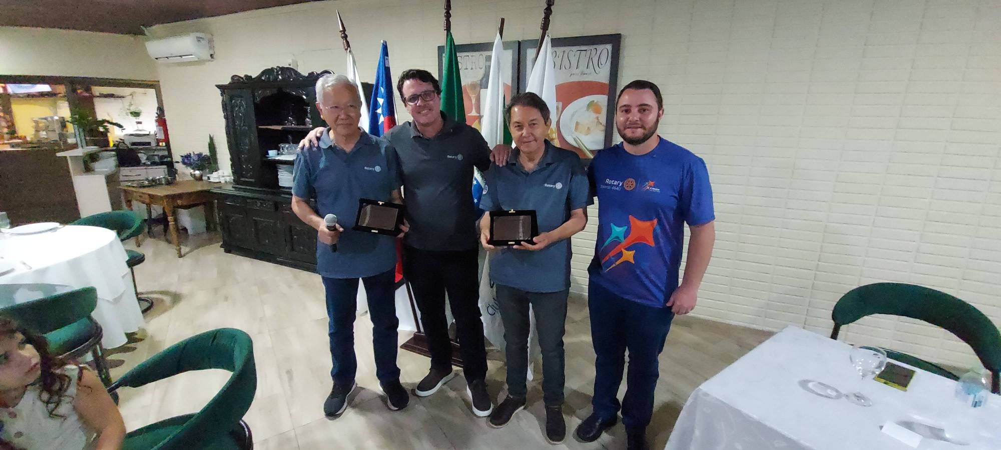 Membros fundadores homenageados