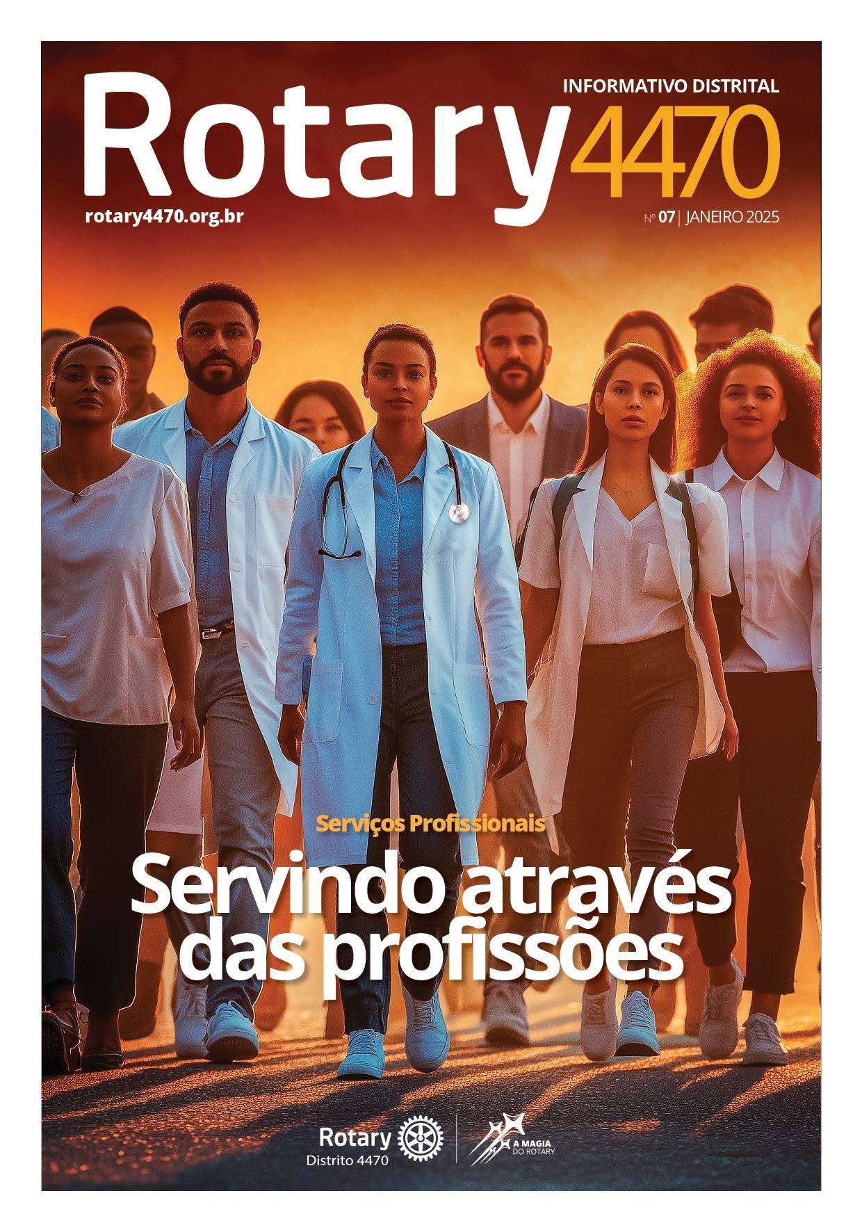 Informativo Rotário de JANEIRO/2025 - Numero 07 - Carta Mensal