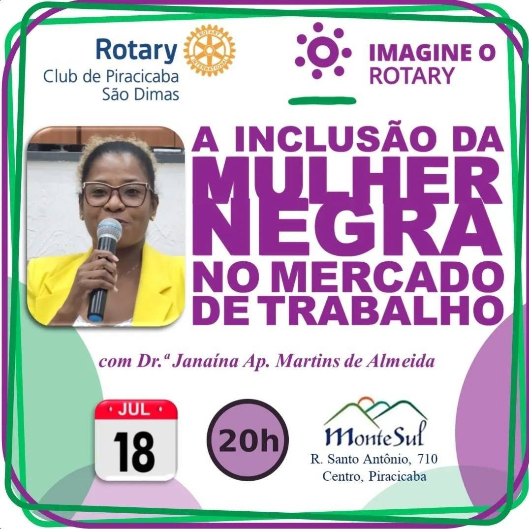 Convite de reunião ordinária com palestra aberta ao público