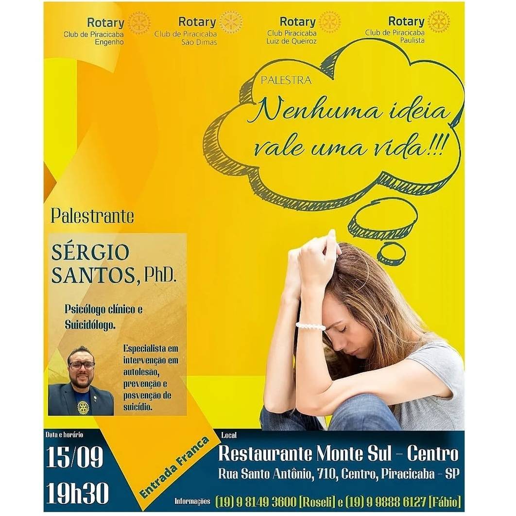 Card de divulgação do evento.