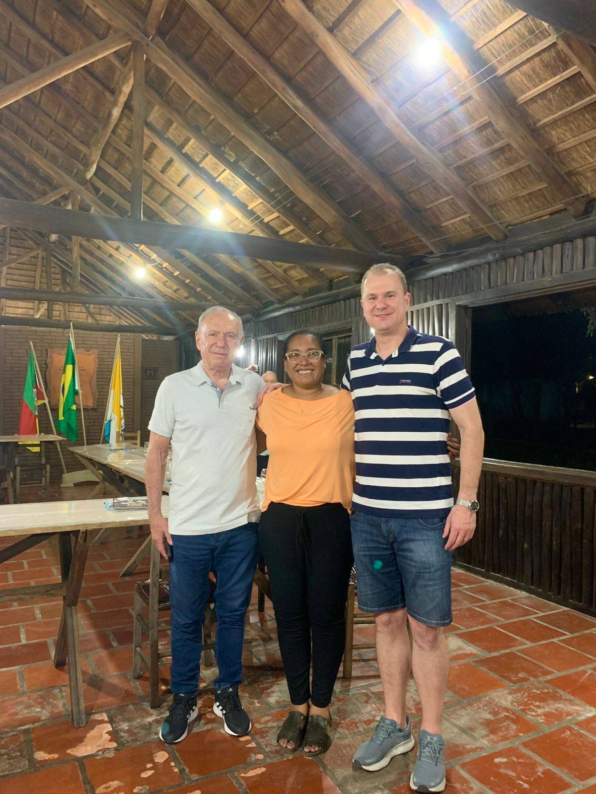 Companheiros Élio, Jussana e Elinho