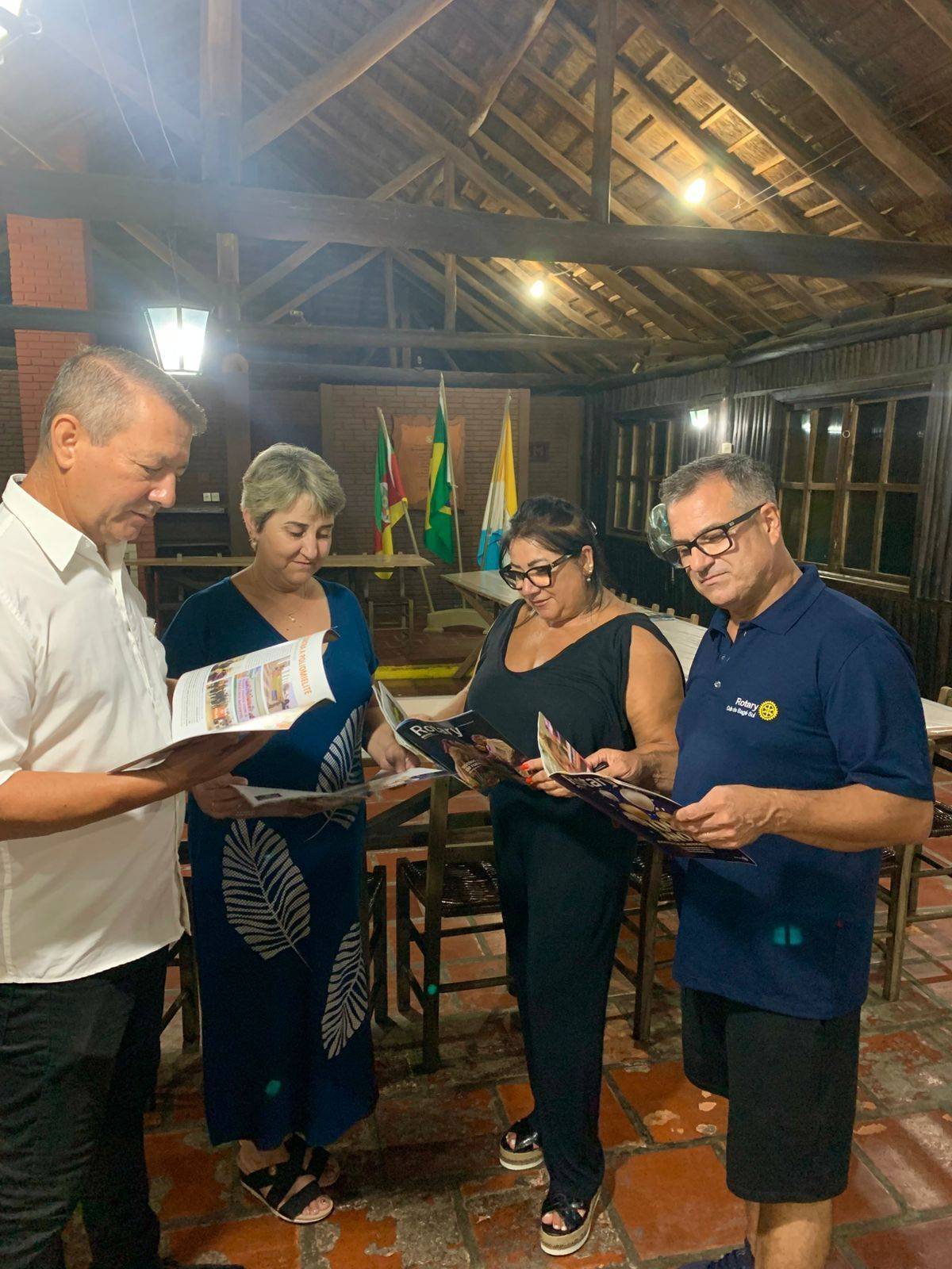 Companheiros Valeriano, Ideraldo e José Garcia