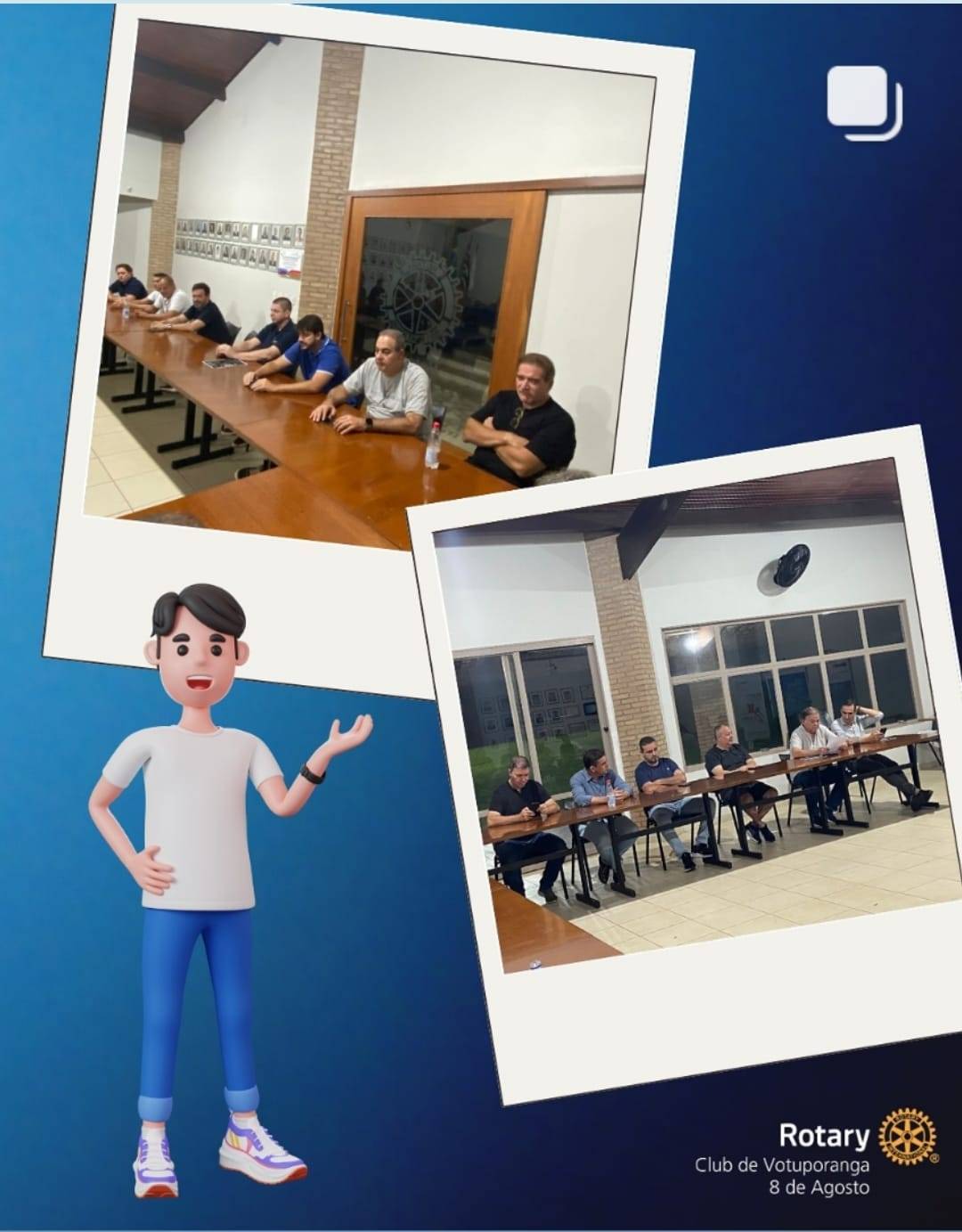 Rotary Club de Votuporanga - 8 de Agosto realiza reunião de planejamento