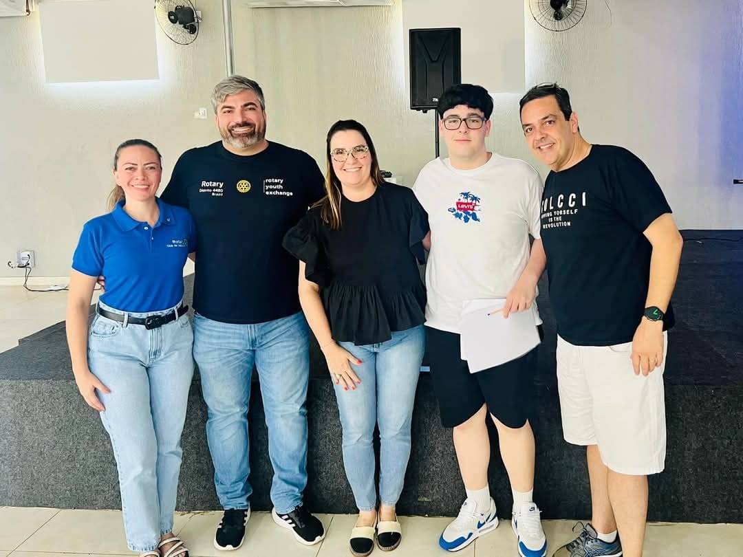 Rotary Club de Itápolis participa do 4° Encontro de Intercâmbio de Jovens do Rotary 2024-25 na cidade de Promissão