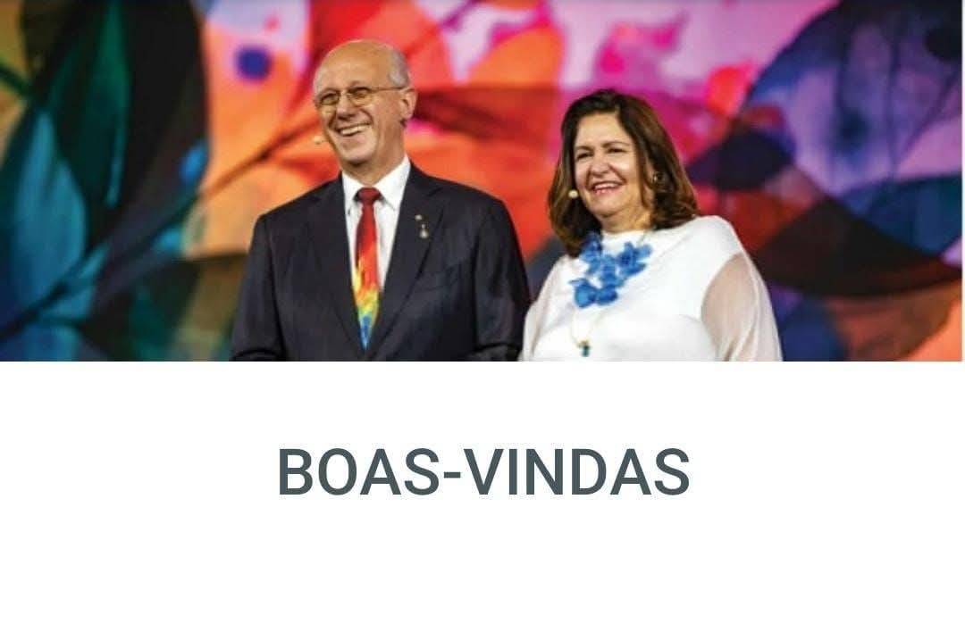 MENSAGEM DE BOAS-VINDAS DO PRES. 2025-26 DO ROTARY INTERNATIONAL MÁRIO CÉSAR MARTINS DE CAMARGO E DENISE