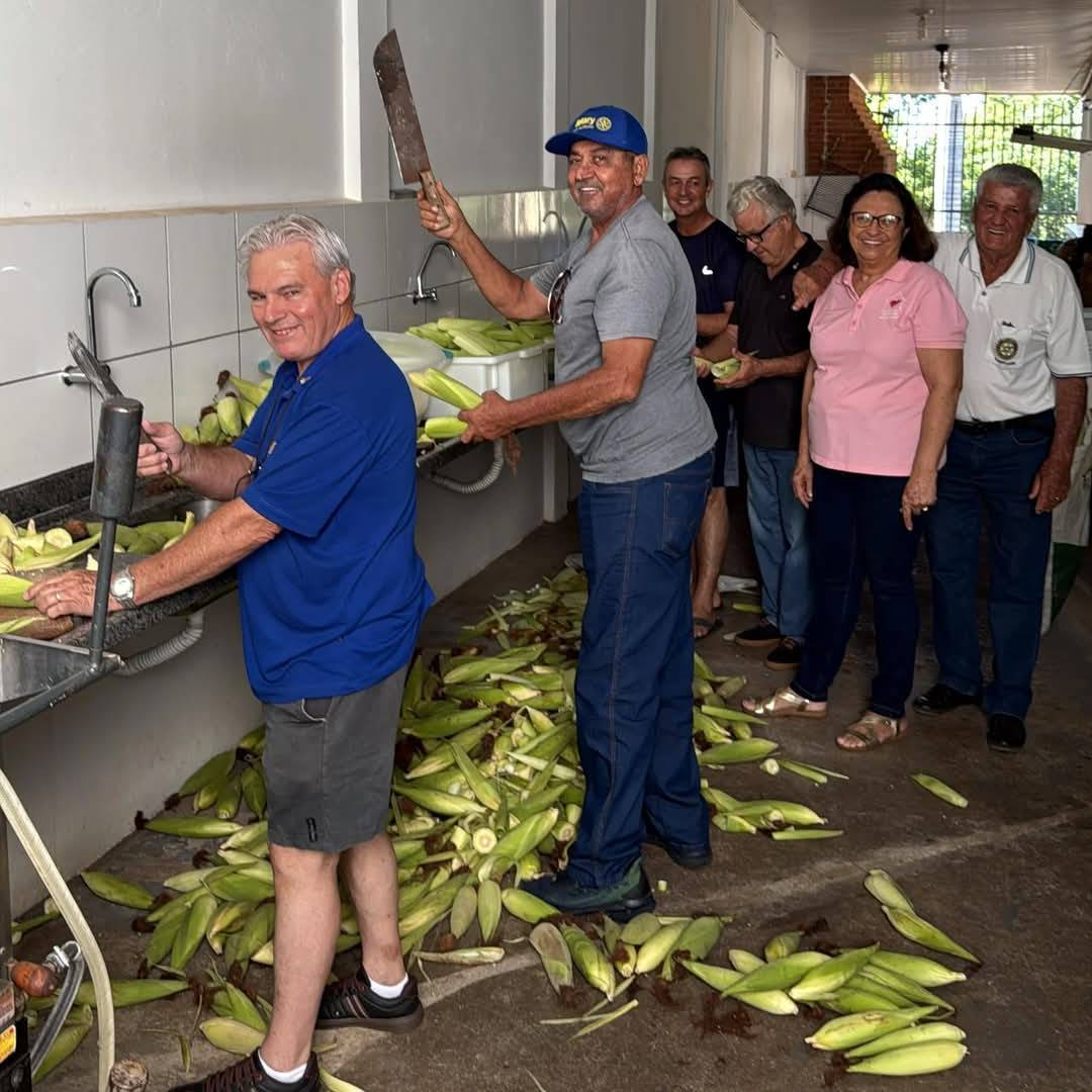 Rotary Club de Auriflama realizou no último sábado a tradicional pamonhada