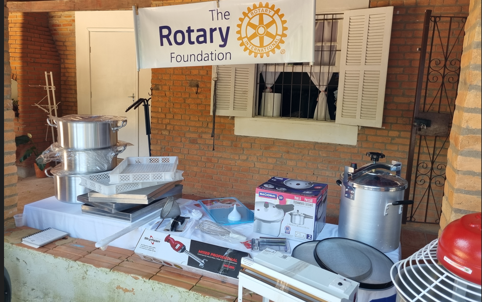 Subsídio Distrital 25-25 - Doação de utensílios para cozinha para a Chácara da Pastoral da Pessoa Idosa - Éden - Paróquia N. Sra. da Piedade 