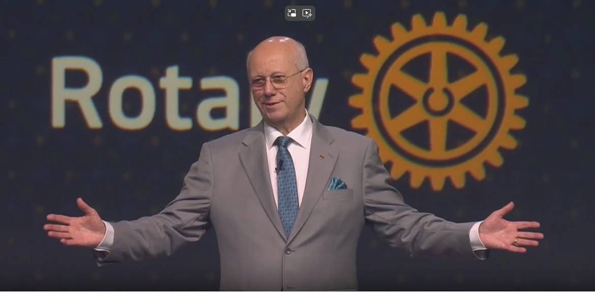 O presidente eleito do RI fala sobre o poder dos associados do Rotary