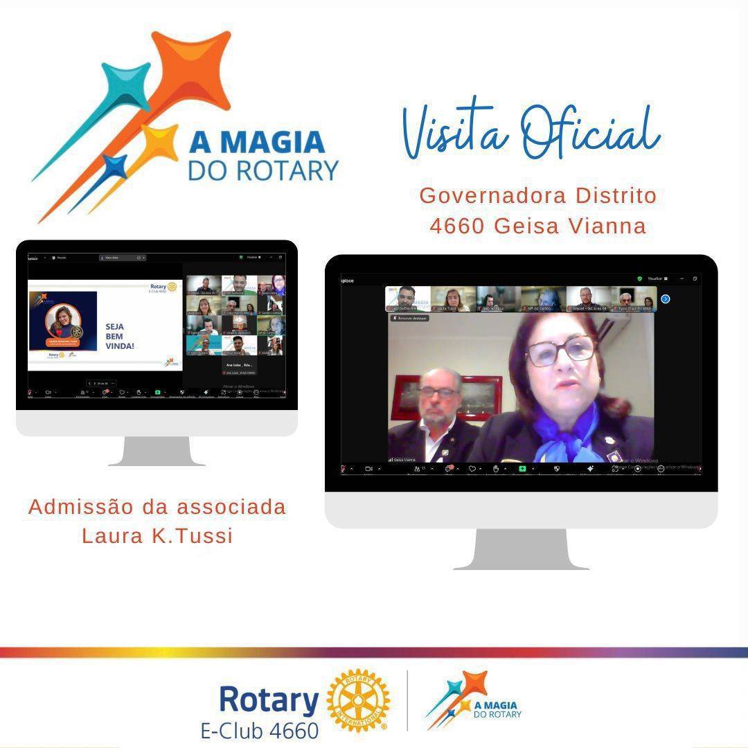 VISITA OFICIAL DA GOVERNADORA GEISA RODRIGUES VIANNA | E-CLUB DO DISTRITO 4660