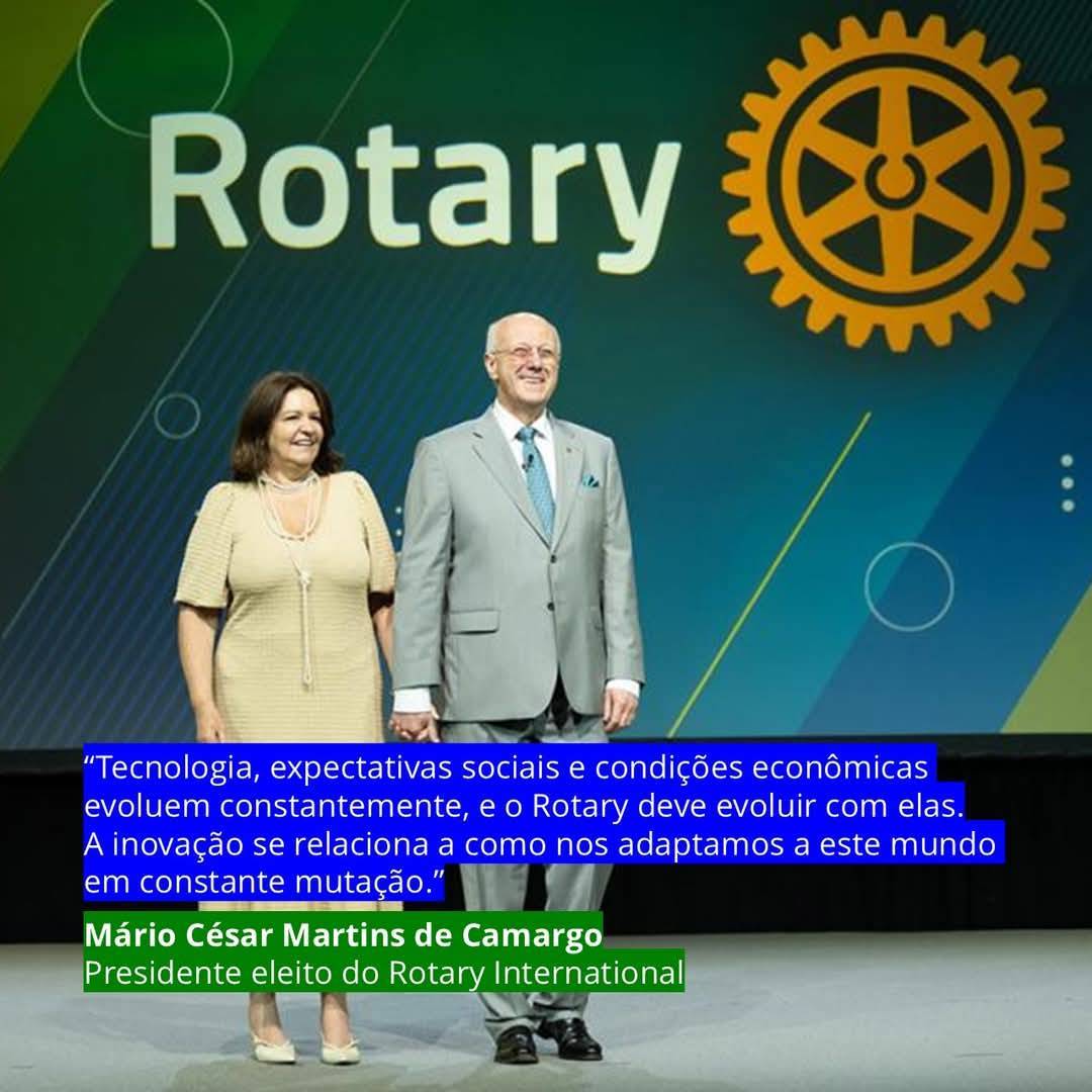 Presidente Eleito do Rotary International Fala Sobre a Importância dos Novos Associados