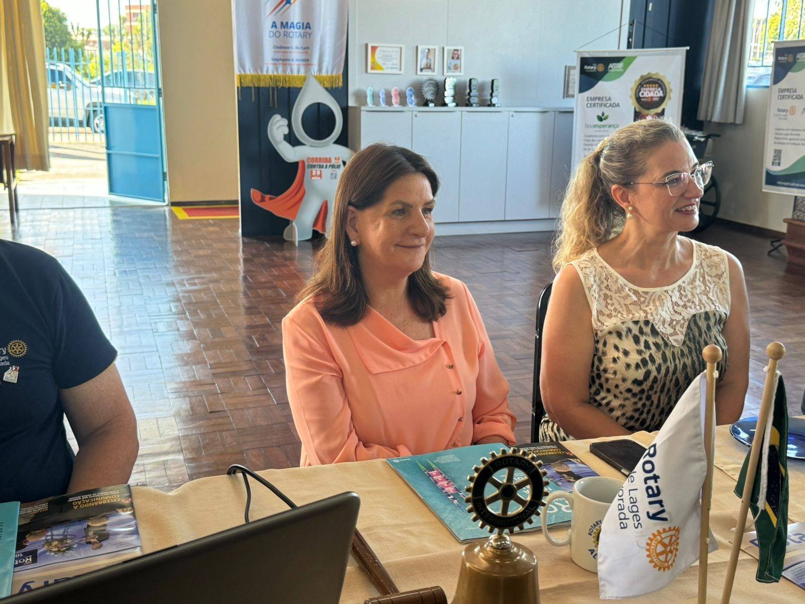 Prefeita de Lages na reunião do Rotary Lages Alvorada