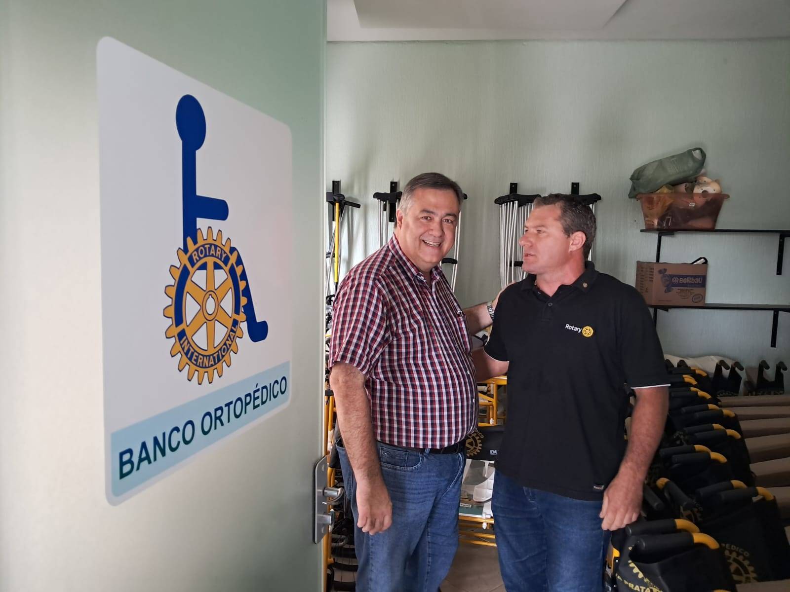 Secretário de Estado de Saúde Beto Preto visita e elogia projetos do Rotary