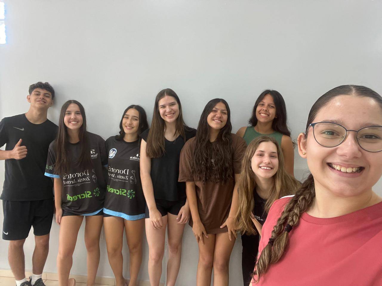 Interactianos junto a diretora de comunidade.