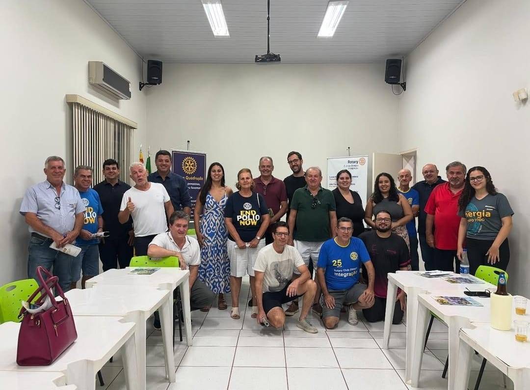Rotary Club de Olímpia Integração realiza 21ª reunião do ano rotário