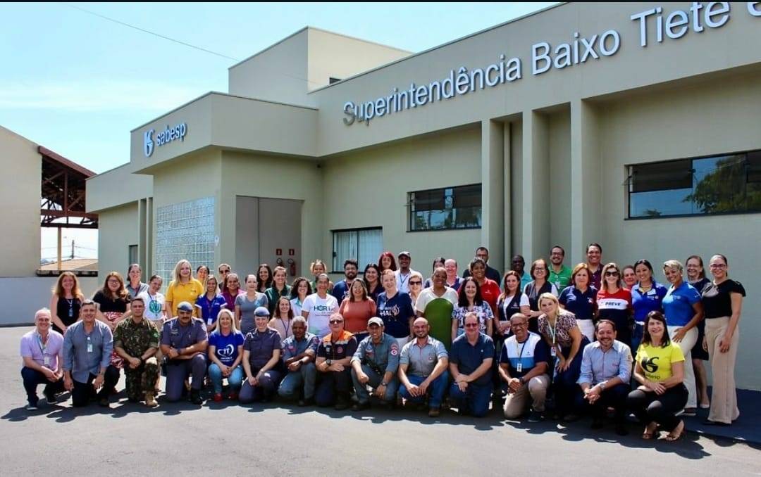 Rotary Club de Lins Sul visita a Superintendência da Sabesp na cidade