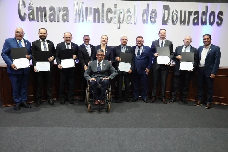 Câmara Municipal de Dourados - 1ª Sessão Solene de 2025 celebra 120 anos do Rotary Club