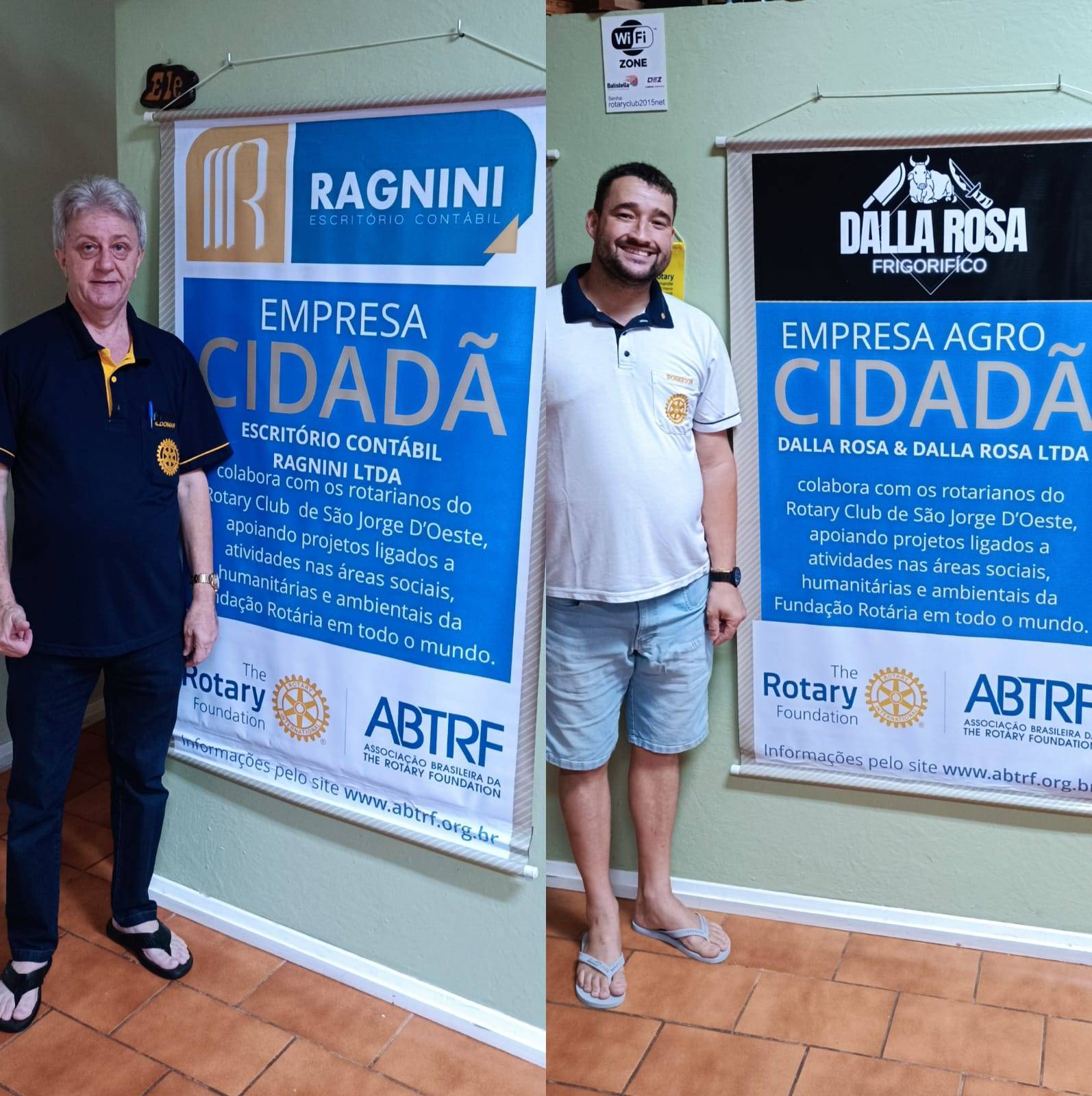 Ildomar Ragnini e Roberson Dalla Rosa.