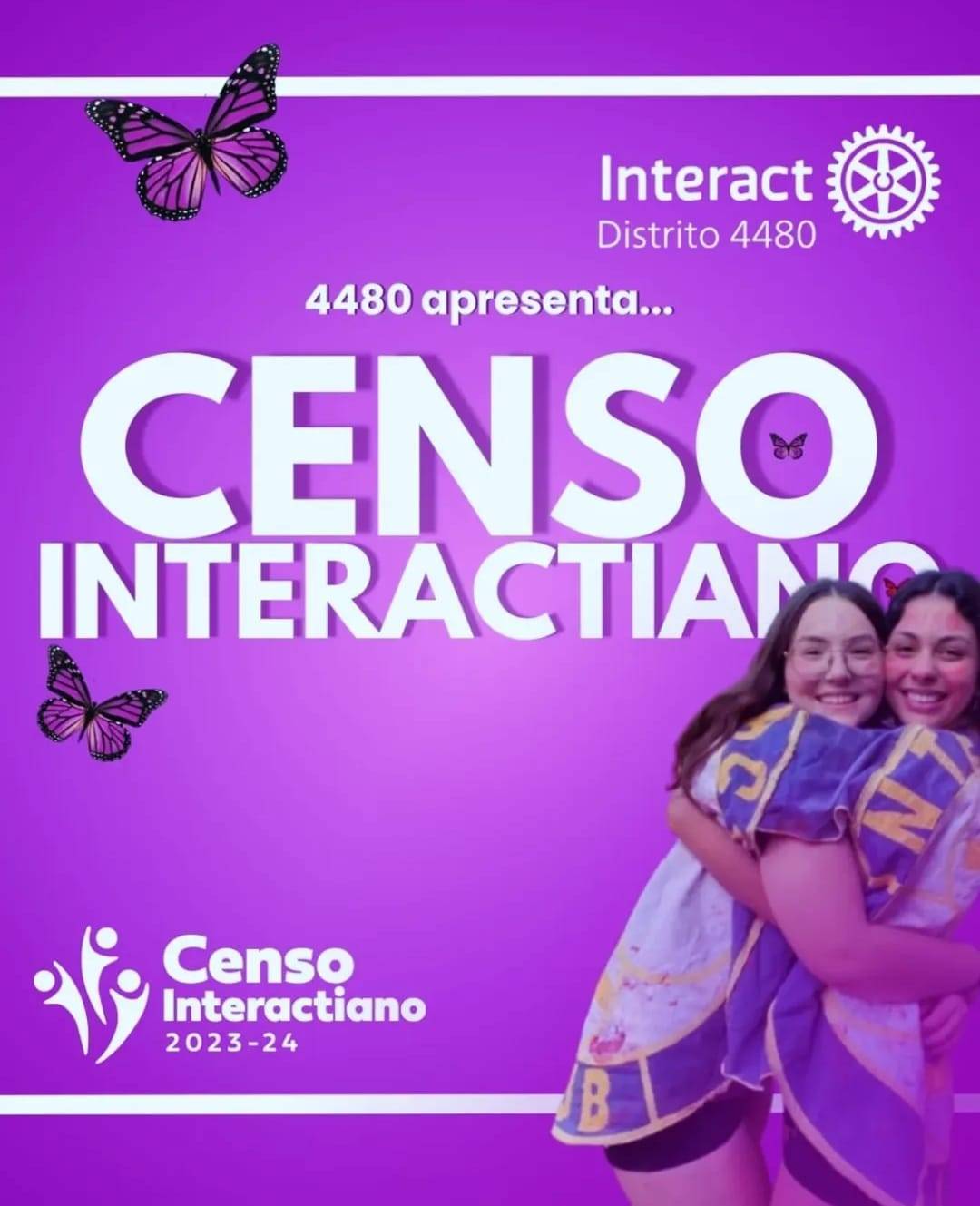 Interact Club do Distrito 4480 reraliza Censo Interactiano 2024-25