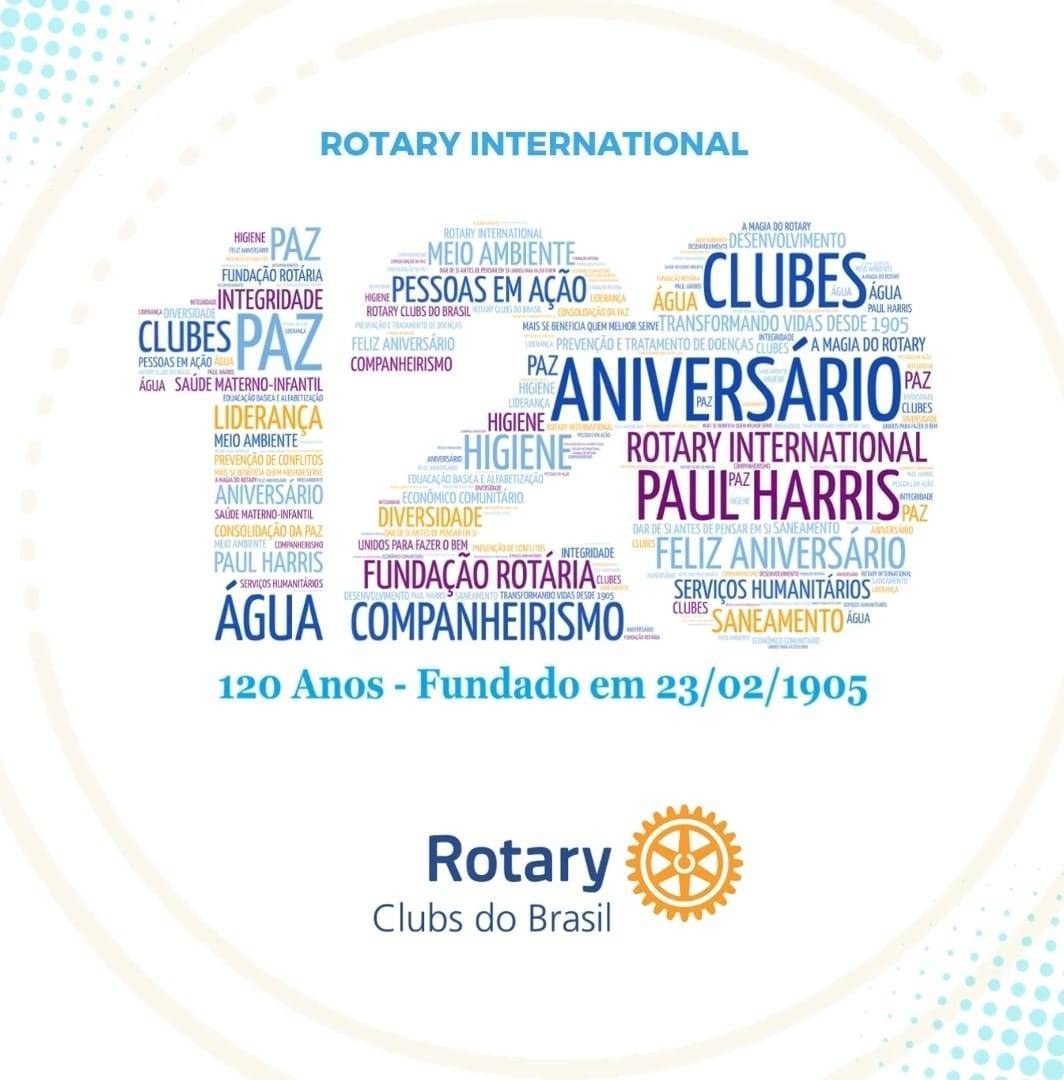 Vídeo sobre os 120 anos do Rotary International