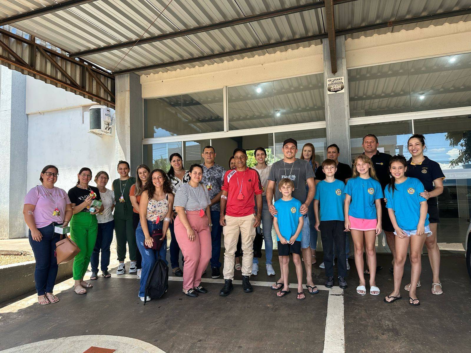 Doação de sangue para comemorar os 120 anos de Rotary 