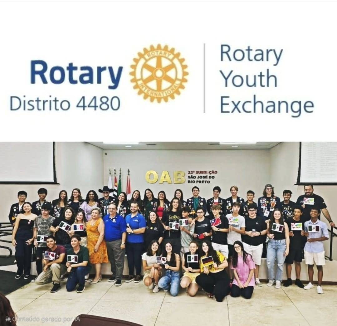 No dia 23 de fevereiro de 2025 foi realizada a escolha de países do processo seletivo de intercâmbio 2024/2025 do Distrito 4480