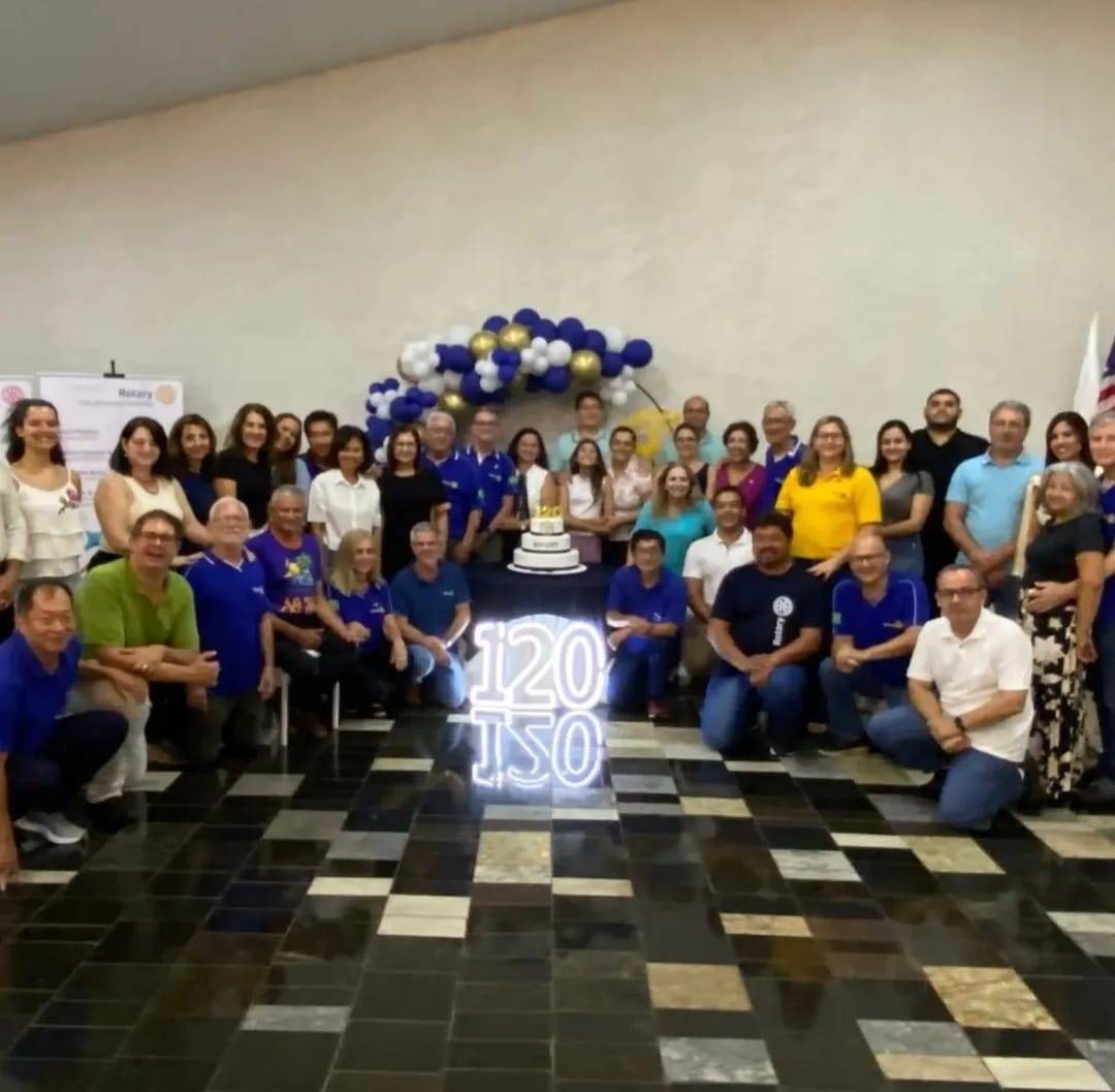 Rotary Club de Santa Fé do Sul realiza comemoração dos 120 anos de Fundação do Rotary International