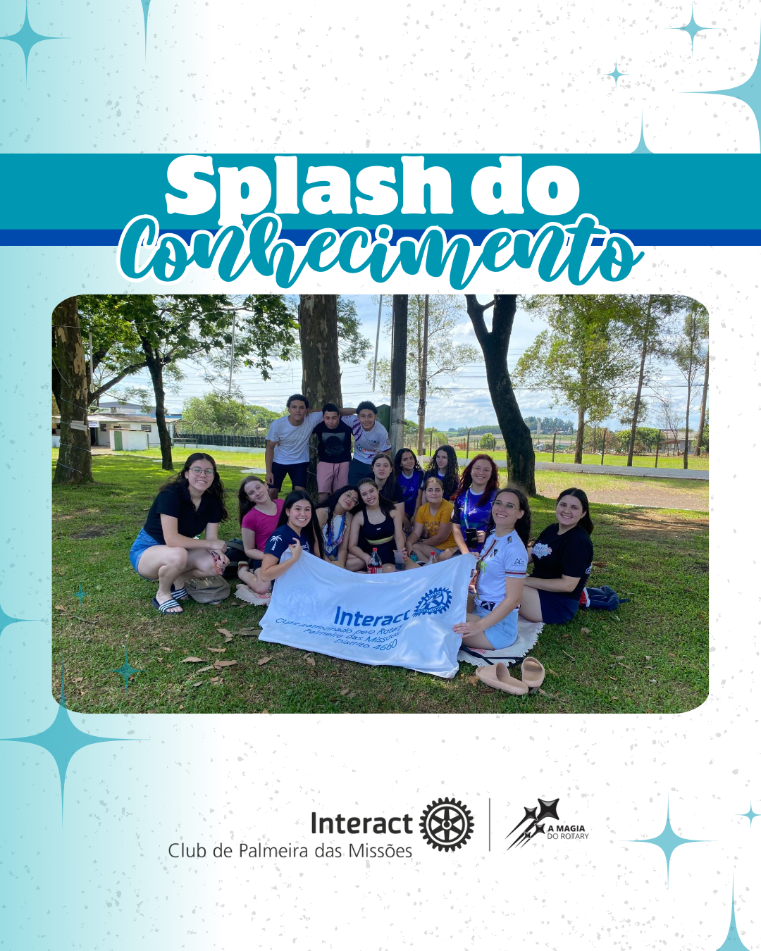 💦✨”O conhecimento é a chave que abre portas para novas oportunidades e transforma desafios em aprendizado.”  No dia 30 de novembro o Interact Club de Palmeira das Missões realizou uma guerra de bexigas sobre conhecimentos rotários e gerais, proporcionando o conhecimento e desafiando os associados de uma maneira diferente e com muita adrenalina, também foi realizado um lanche coletivo com os associados. …