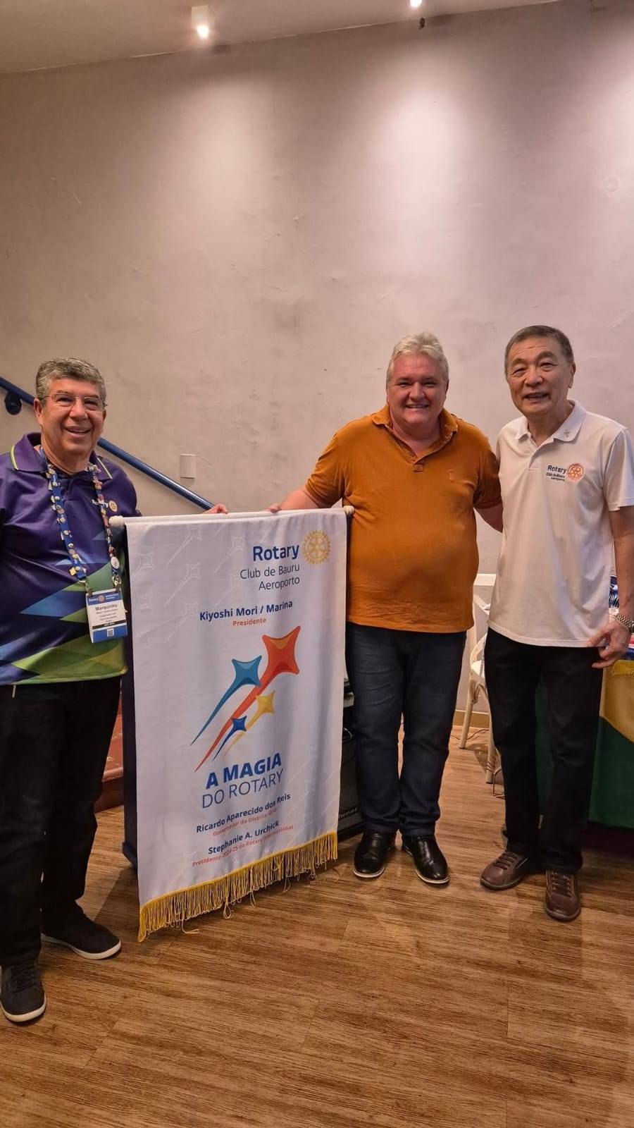 Rotary Club de Bauru - Aeroporto realiza reunião festiva com a presença Gov. Eleito Lelo Maset e sua esposa Claudia