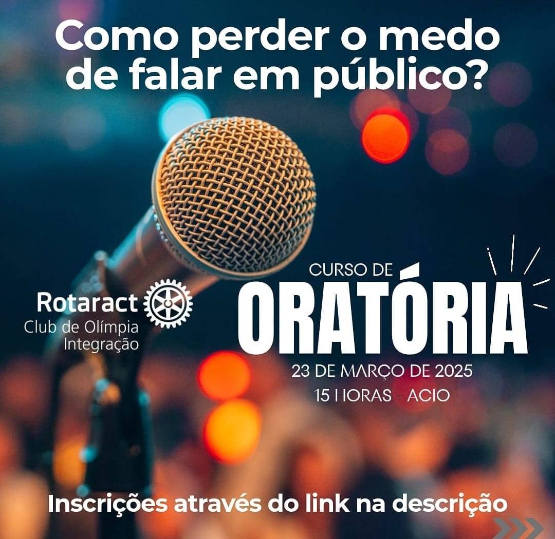 Rotaract Club de Olímpia - Integração realiza curso de oratória