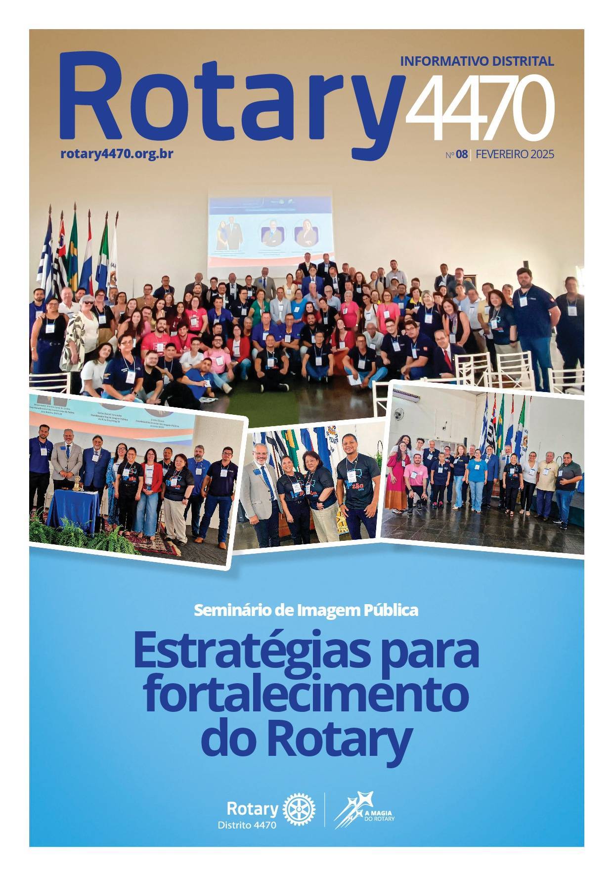Informativo Rotário de FEVEREIRO/2025 - Numero 08 - Carta Mensal