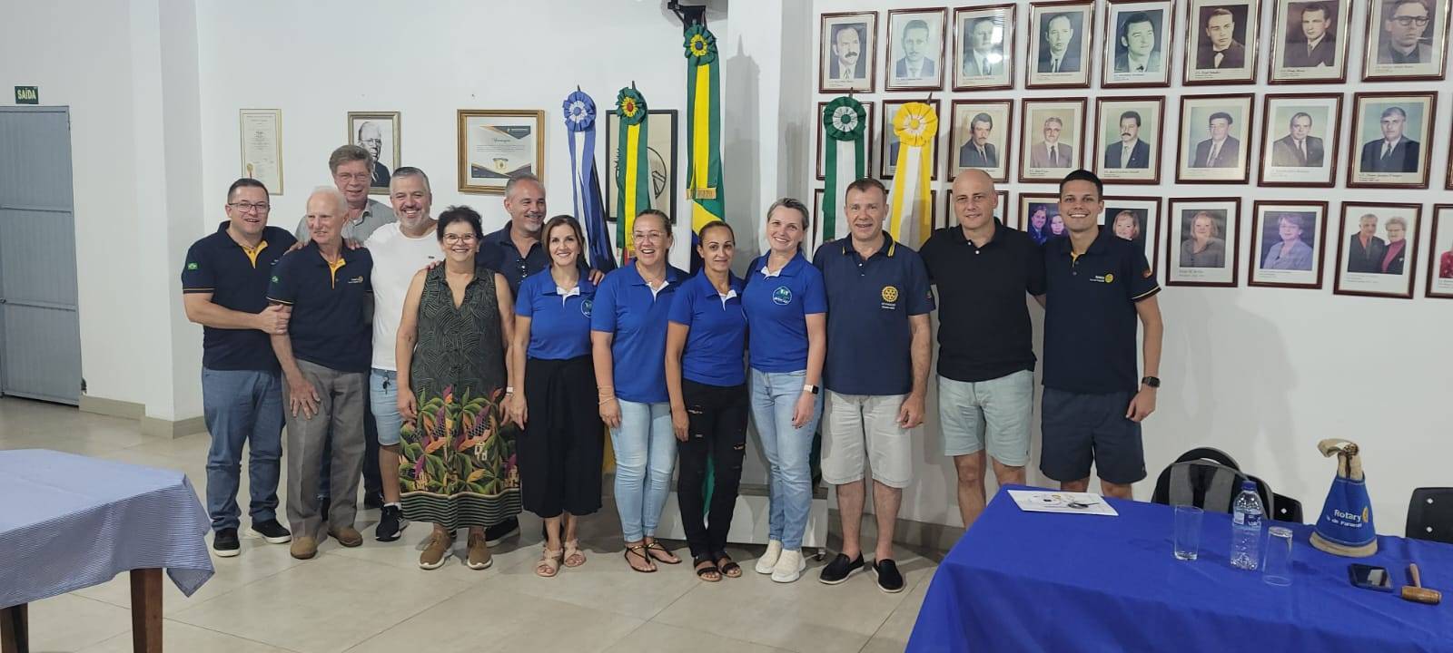 Dirigentes da AVOCAP e Companheiros Rotarianos