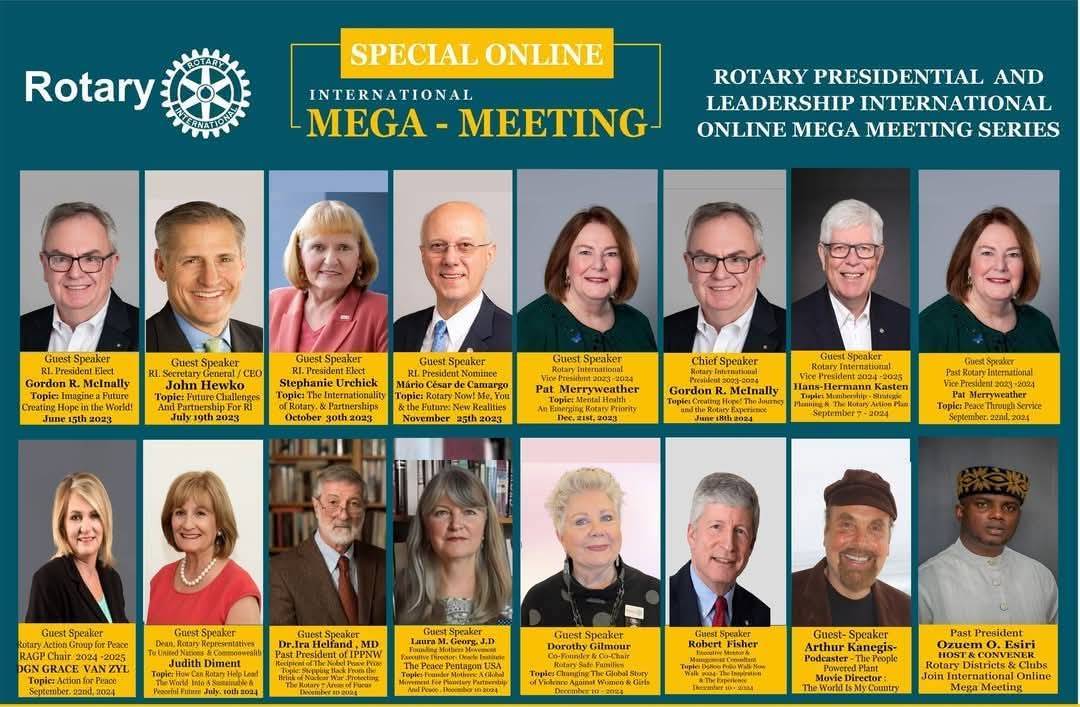 "Rotary Mega Meeting" reúne Líderes Rotários de mais de 50 países